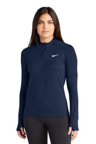 I1) NKDH4951 Nike Ladies Dri-FIT Element 1/2 Zip Top - OILQUICK