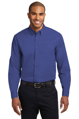 B6) S608 Port Authority Long Sleeve Easy Care Shirt - SHEARCORE