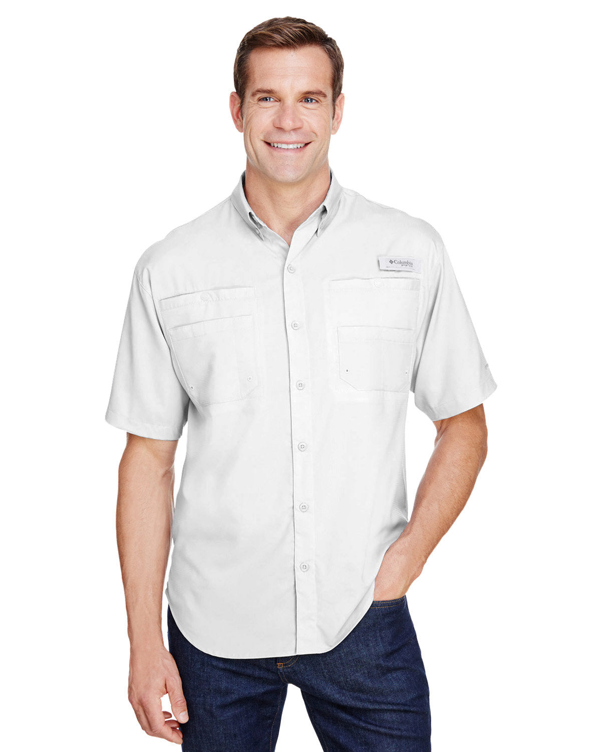 B3) 7266 Men's Tamiami ll Short-Sleeve Shirt - ROCKZONE AMERICAS