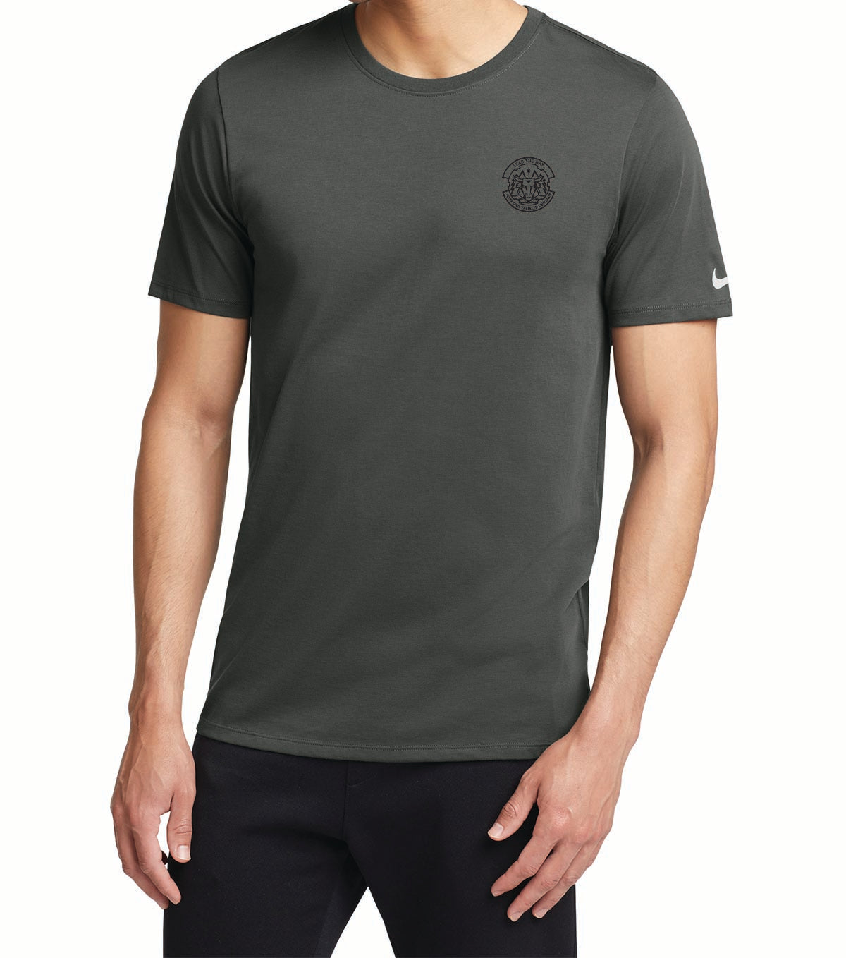 2) NKBQ5231 NIKE DRI FIT COTTON/POLY T-SHIRTS